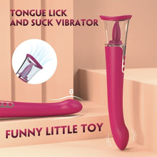 Load image into Gallery viewer, Cleopatra Licking Pro 3 in 1 BioAir Vibrator