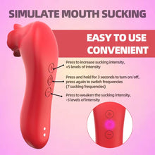 Load image into Gallery viewer, Blooming Rose – Sucking Vibrator