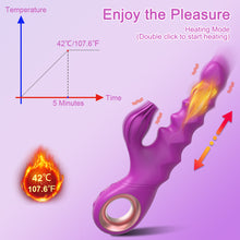 Load image into Gallery viewer, Tulip Thruster (Heating and Thrusting Rabbit vibrator)