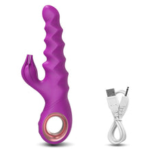 Load image into Gallery viewer, Tulip Thruster (Heating and Thrusting Rabbit vibrator)