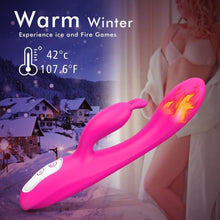 Load image into Gallery viewer, Ultimate Luxury Rabbit Heating Vibrator