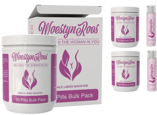 Woestyn-Roos Daily 120 Pills (4 Months) + 2 Bottles Stimulation Gel