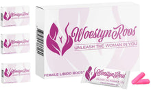 Load image into Gallery viewer, 3 x Woestyn Roos Female libido boost boxes
