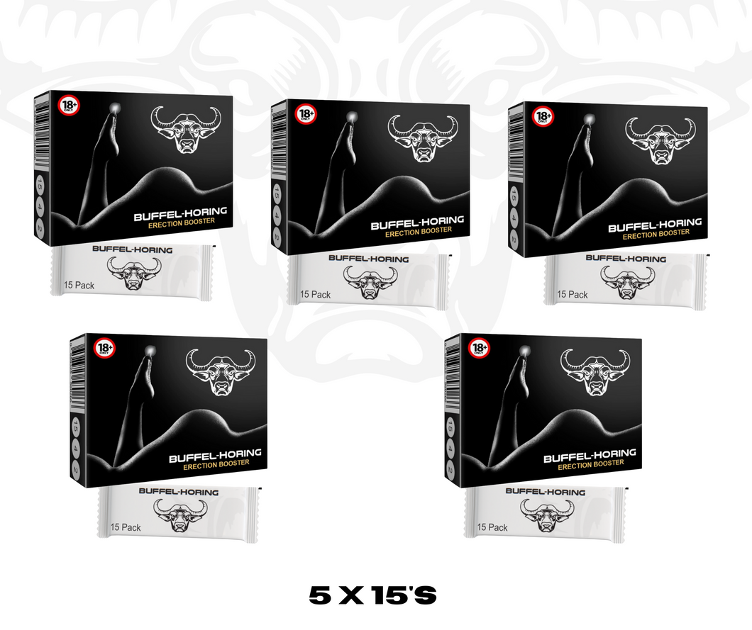 Buffel-Horing (5 Boxes) - 75 Capsules