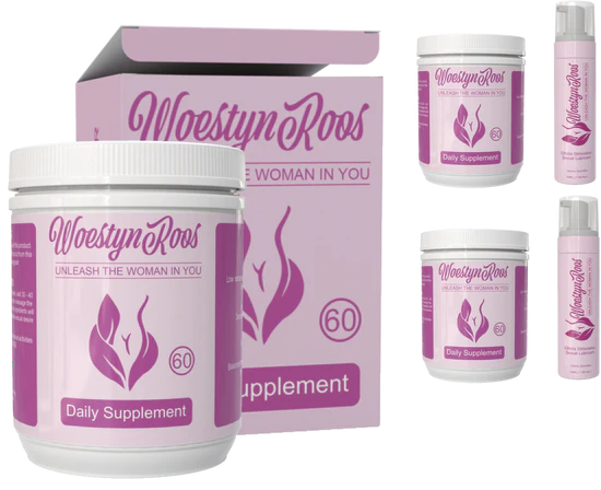 Woestyn-Roos Daily 120 Pills (4 Months) + 2 Bottles Stimulation Gel