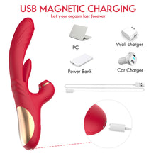 Load image into Gallery viewer, ROLCE ROYCE – 4 in1 Tapper, Sucker and Thrusting Rabbit Vibrator
