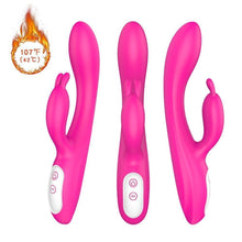 Load image into Gallery viewer, Ultimate Luxury Rabbit Heating Vibrator
