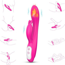 Load image into Gallery viewer, Ultimate Luxury Rabbit Heating Vibrator
