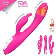 Load image into Gallery viewer, Ultimate Luxury Rabbit Heating Vibrator

