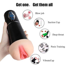 Load image into Gallery viewer, Hendy Automatic Suction Vibrating Mastrubator
