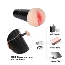 Load image into Gallery viewer, Hendy Automatic Suction Vibrating Mastrubator
