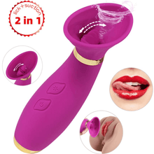 Load image into Gallery viewer, Temptations Sucking Licking Tongue Vibrator

